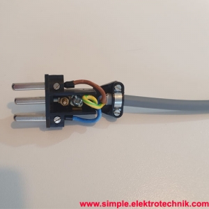 T13 stecker  anschluss angeschlossen simple elektrrotechnik